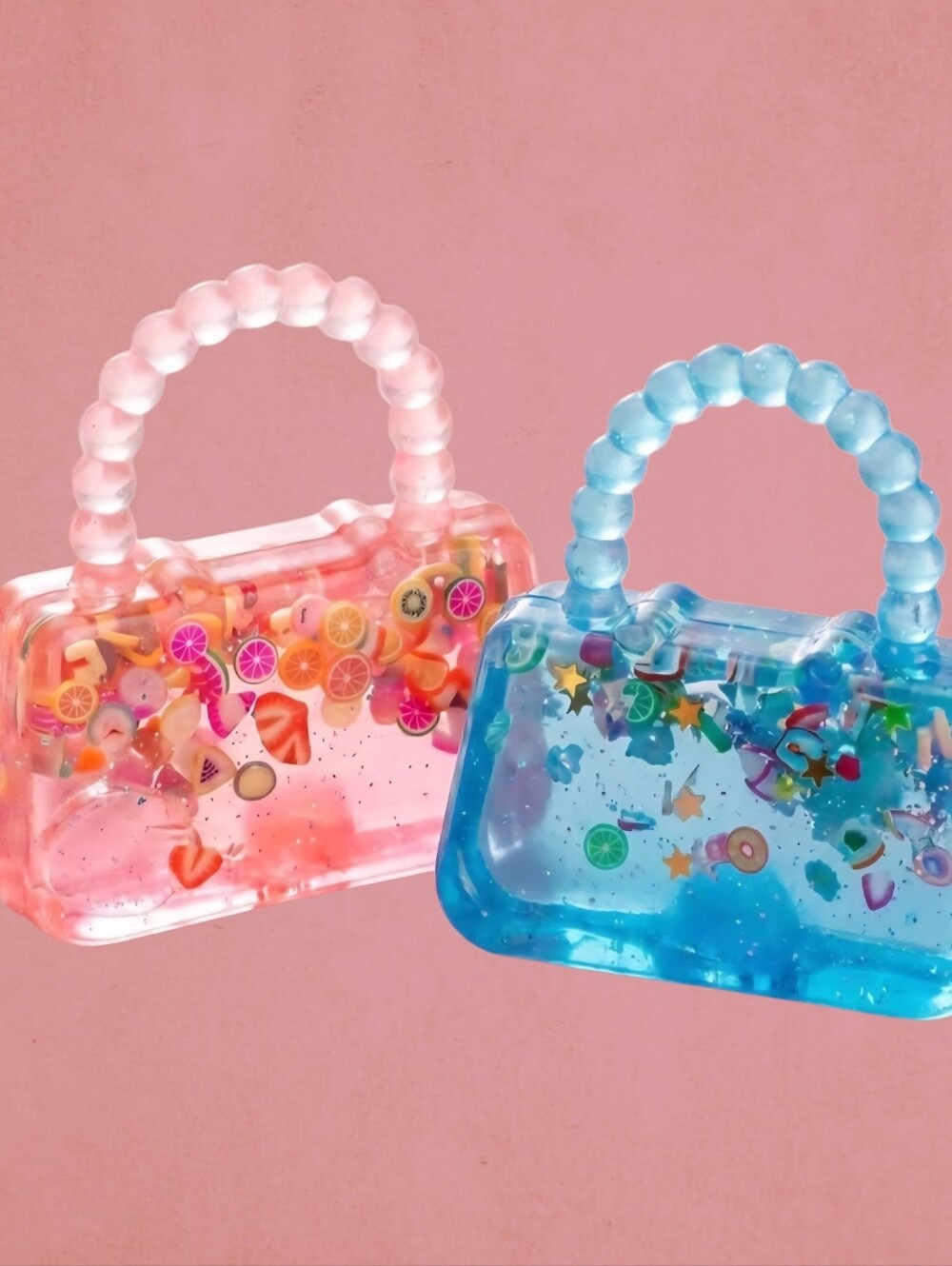 Fruit Slices Squishy Handbag Toy